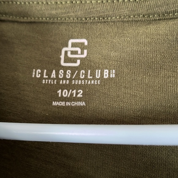 Army Green Long Sleeve Tee - Picture 2 of 4